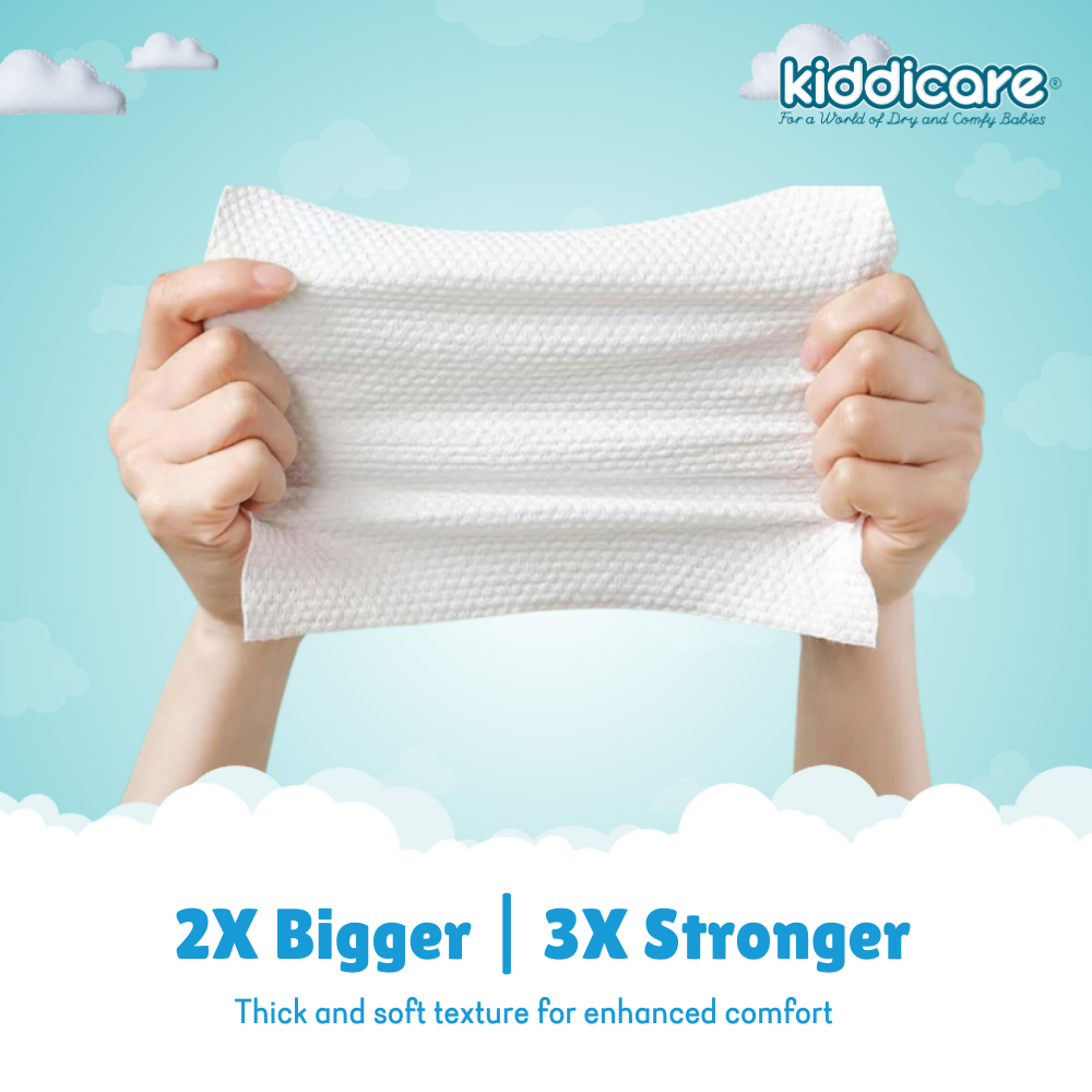 Kiddicare Ultra Thick 100% Natural Ingredients - 80 Wipes