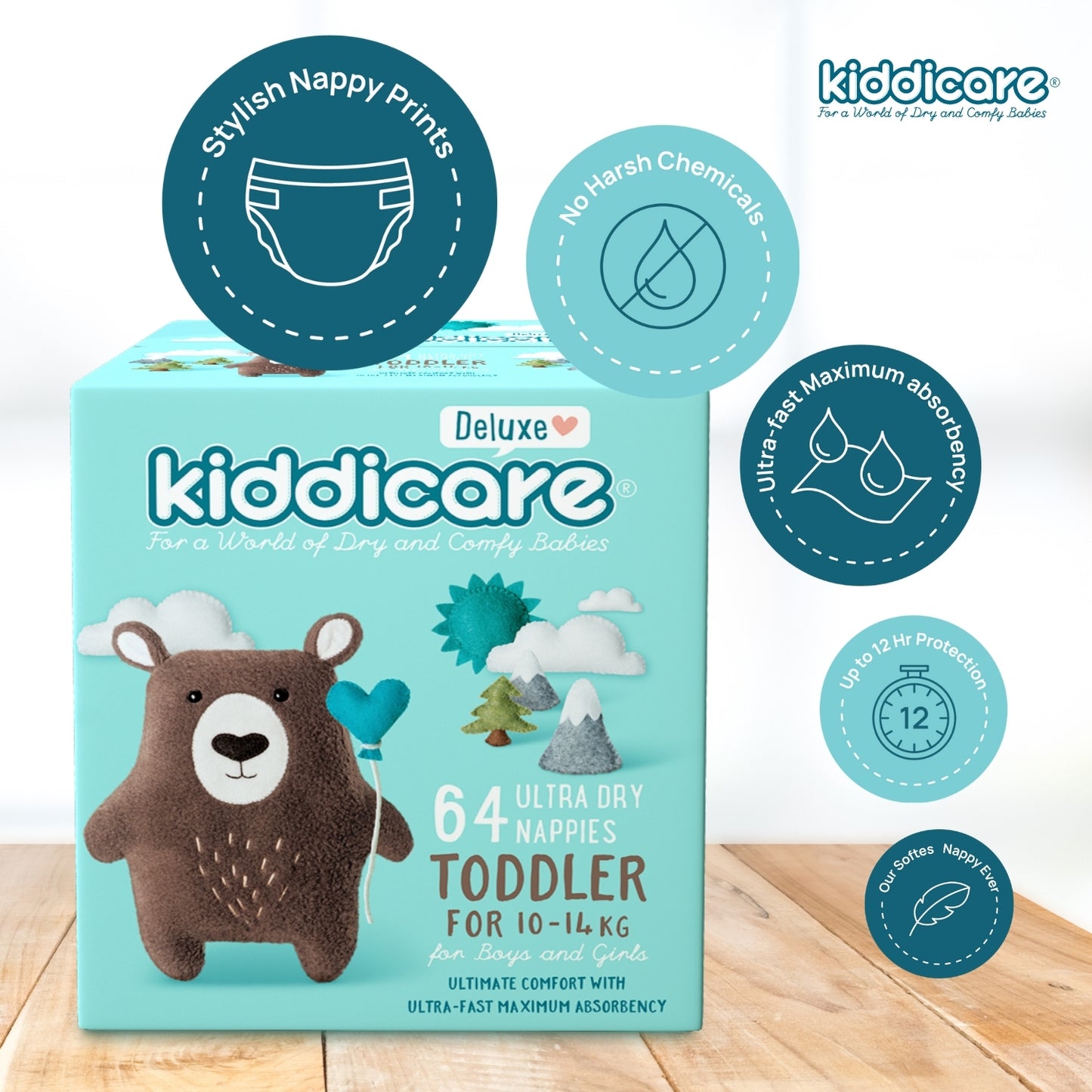 Kiddicare Deluxe Premium Unisex Nappy