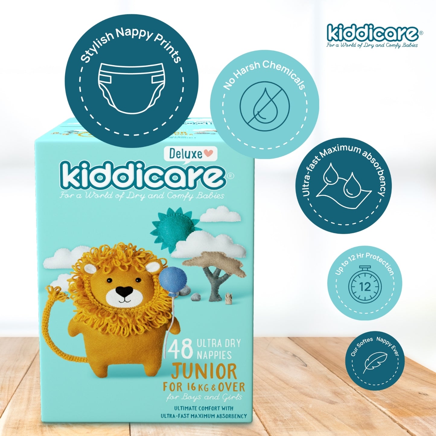 Kiddicare Deluxe Premium Unisex Nappy