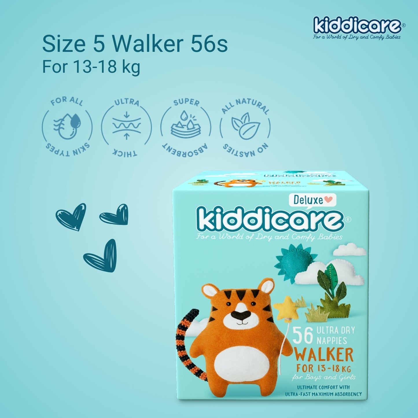 Kiddicare Deluxe Premium Unisex Nappy