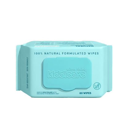 Kiddicare Ultra Thick 100% Natural Ingredients - 80 Wipes