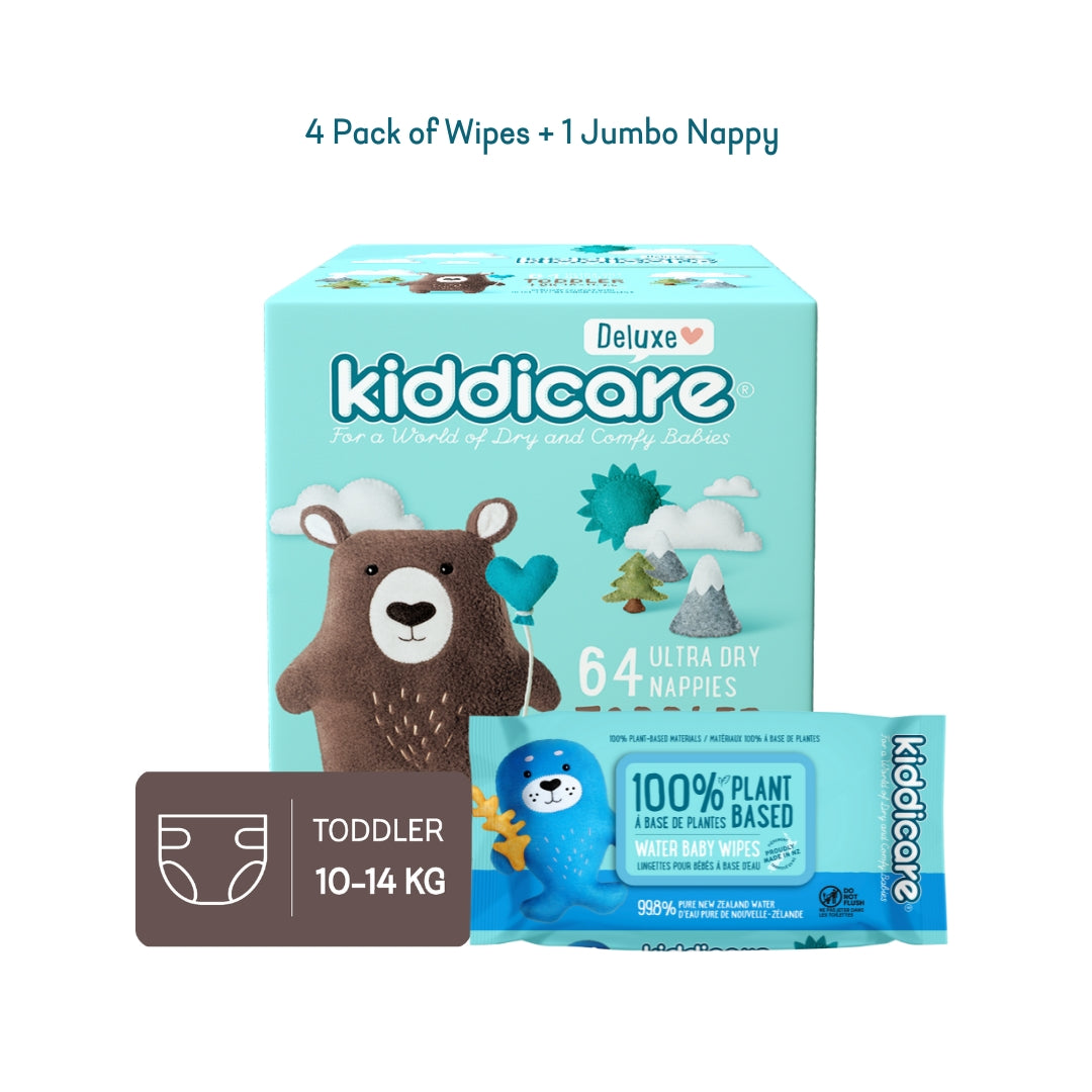 Holiday-Ready Baby Bundle - Nappies & Wipes by Kiddicare