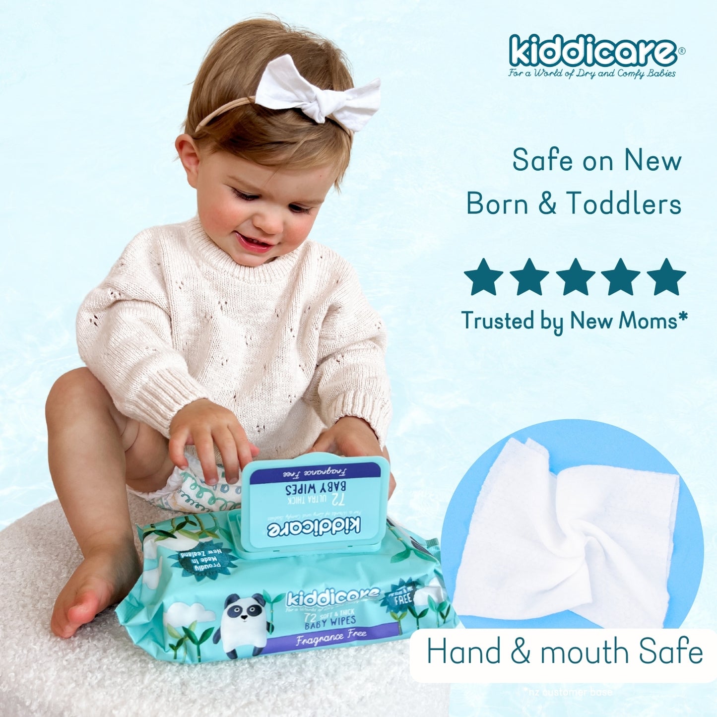 Baby Wipes - Fragrance Free - Value Pack(12*72s)