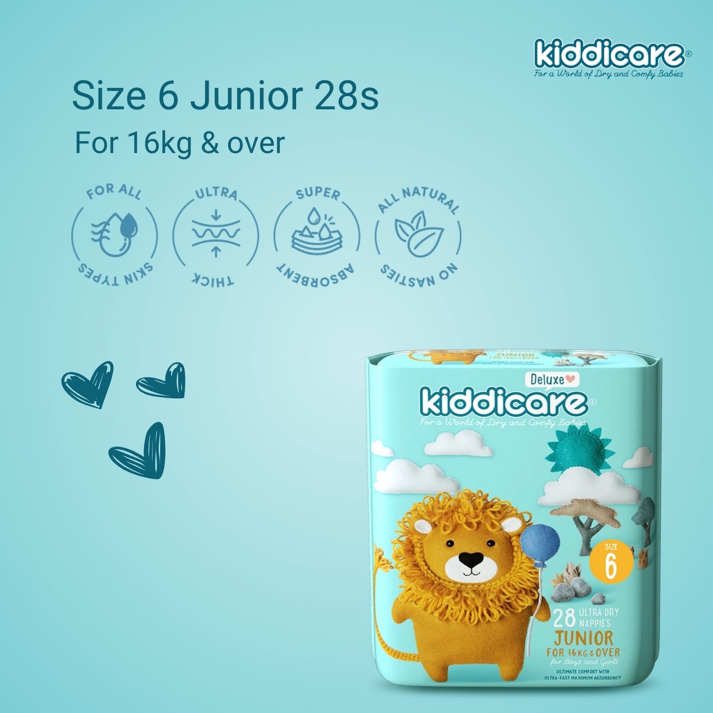 Kiddicare Deluxe Premium Unisex Nappy