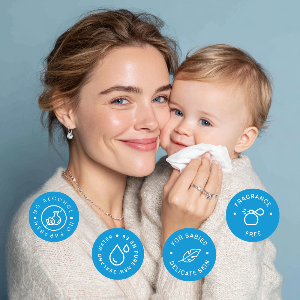 Kiddicare Ultra Thick 100% Natural Ingredients - 80 Wipes