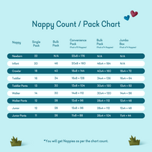 Load image into Gallery viewer, nappy count chart
