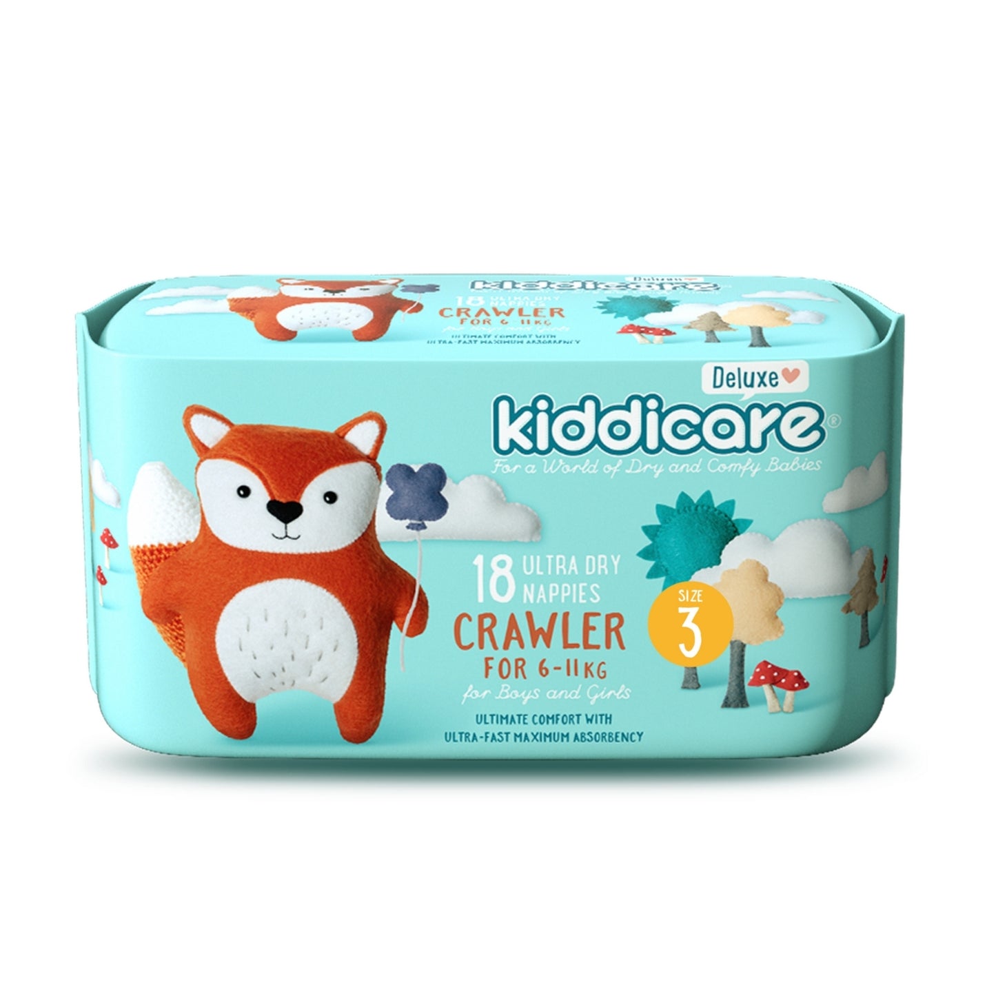 Kiddicare Deluxe Premium Unisex Nappy